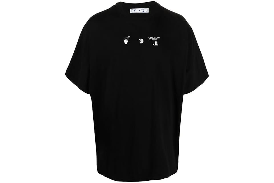 Off-Black Marker Oversized T-Shirt