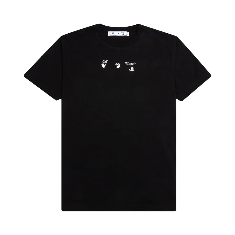 Off-Black Marker Oversized T-Shirt