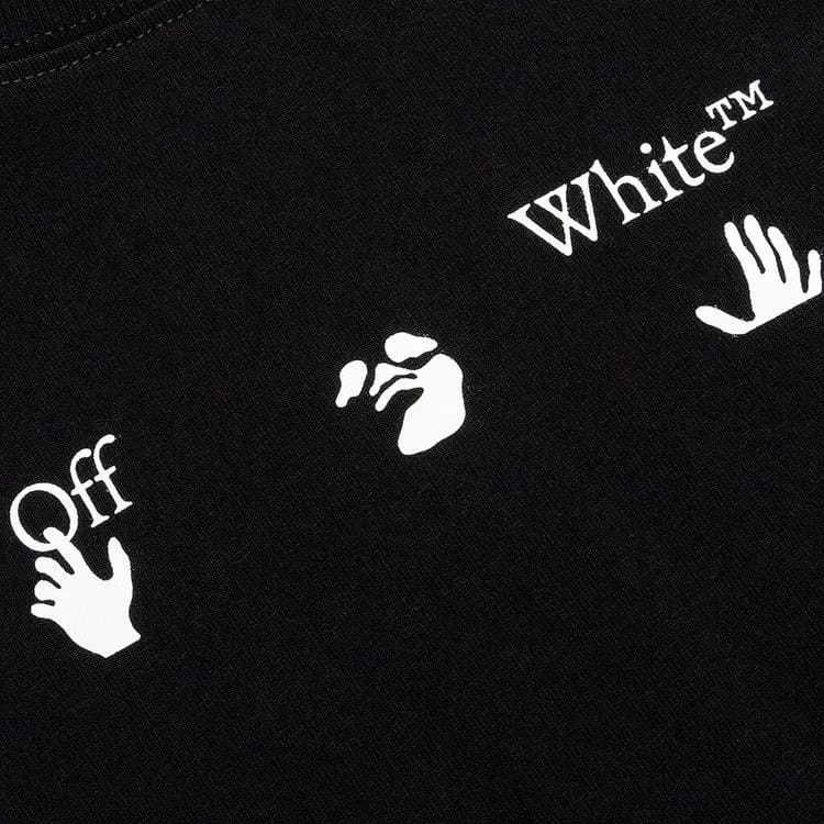 Off-Black Marker Oversized T-Shirt