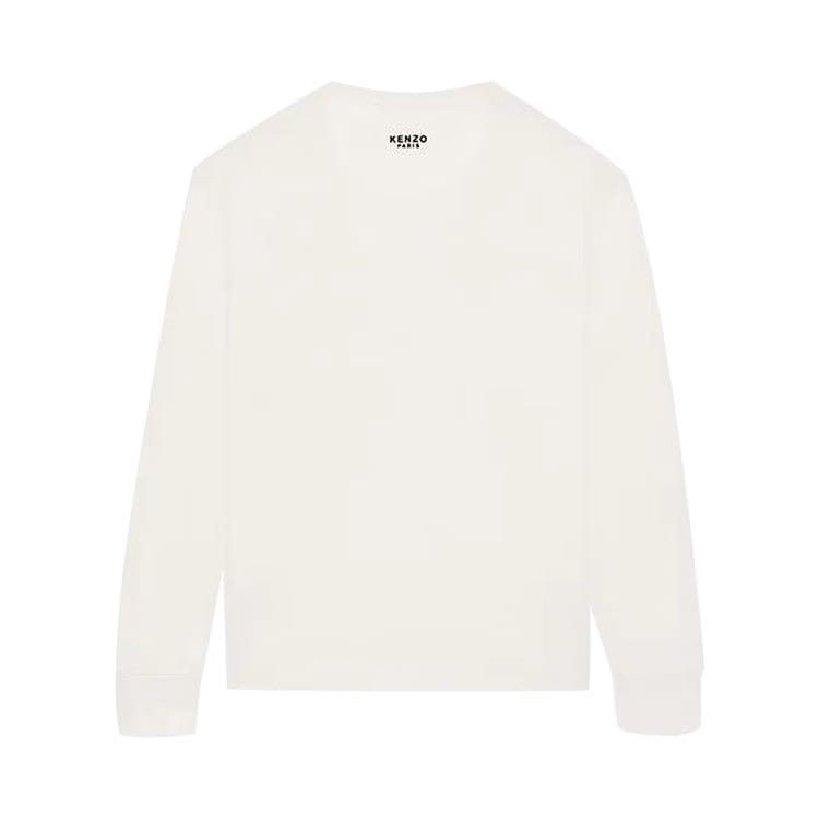 Kenzo Lucky Tiger Long-Sleeve T-Shirt Off White