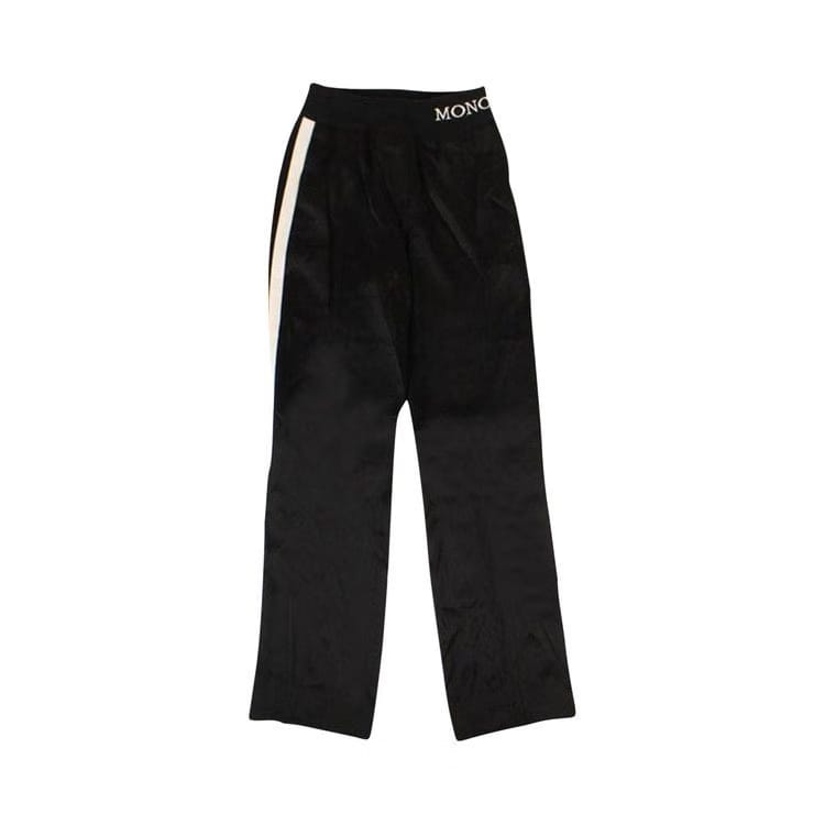 Moncler Side Stripe Pants Black