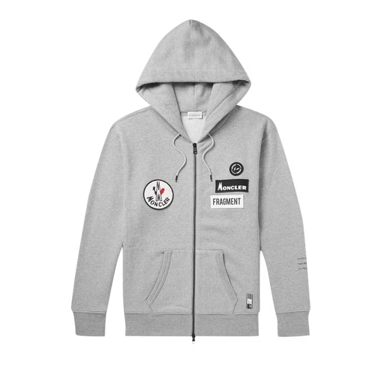 Moncler Genius x Fragment Hiroshi Fujiwara Maglia Zip Hoodie Grey