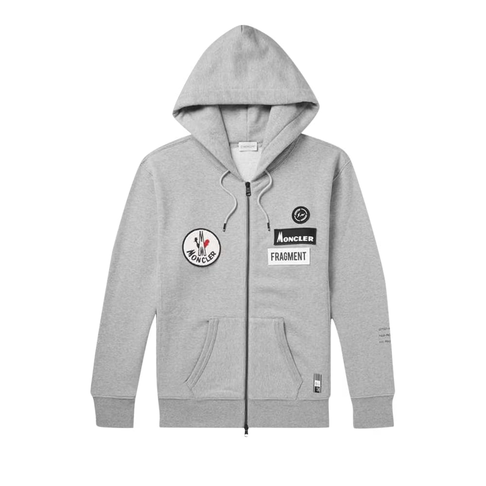 Moncler Genius x Fragment Hiroshi Fujiwara Maglia Zip Hoodie Grey