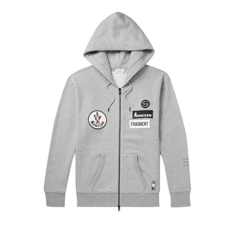 Moncler Genius x Fragment Hiroshi Fujiwara Maglia Zip Hoodie Grey