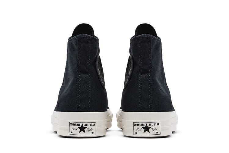 Chuck 70 Luxe High Black Dark Matter Fuzzy Laces