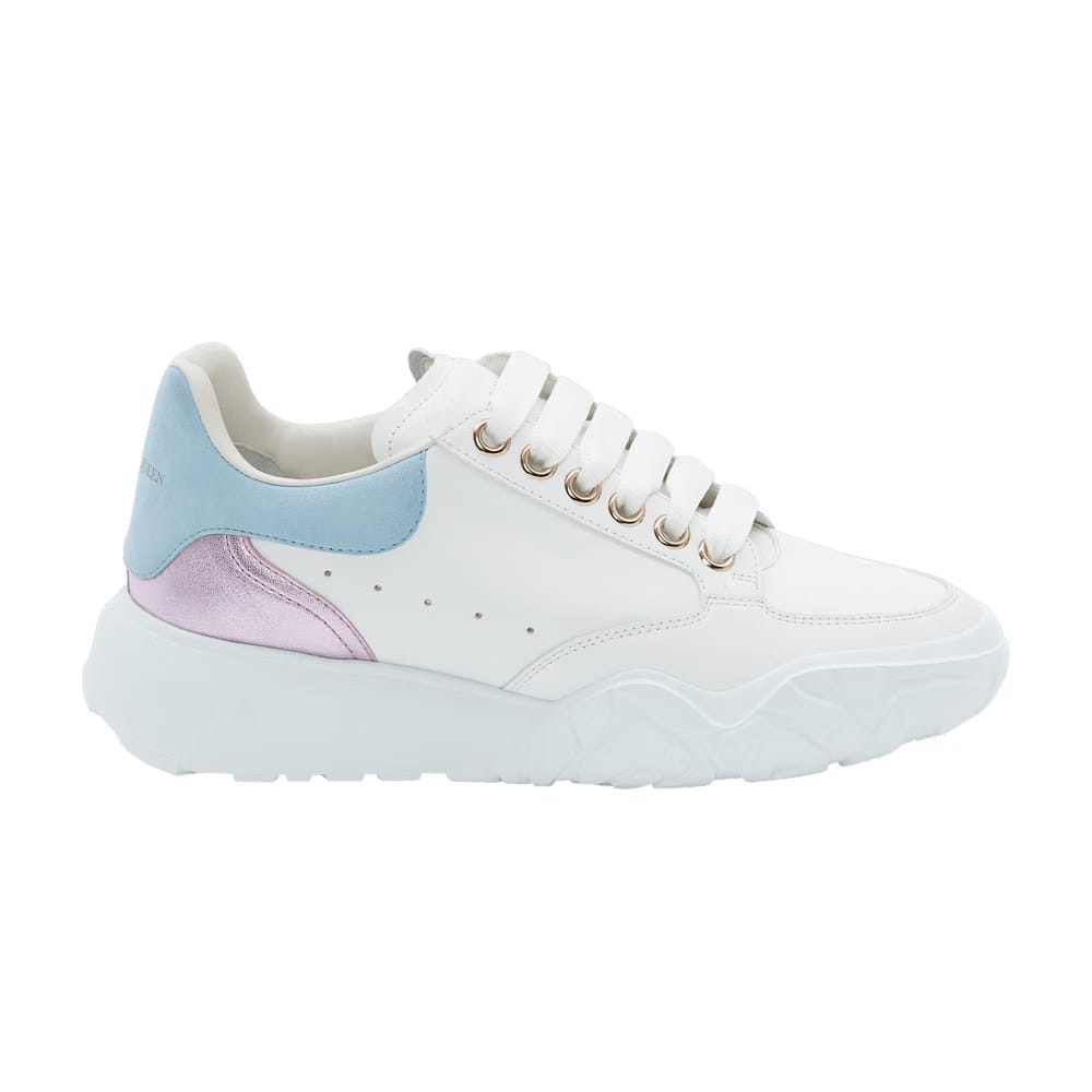 Alexander McQueen Wmns Court Trainer 'White Paris Blue Purple'