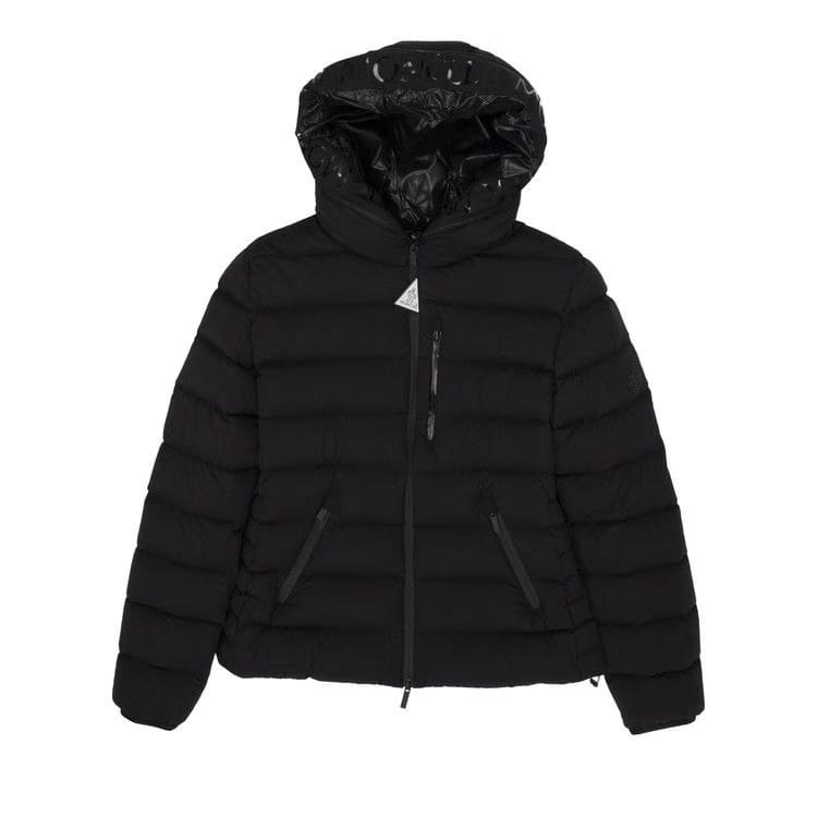 Moncler Herbe Full Zip Puffer Jacket Black