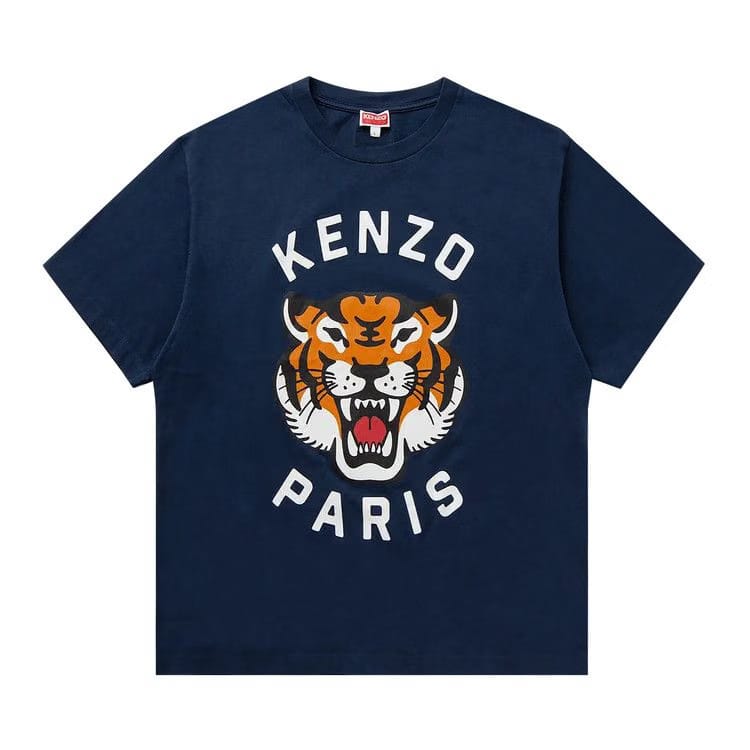 Kenzo Lucky Tiger Oversize T-Shirt Midnight Blue