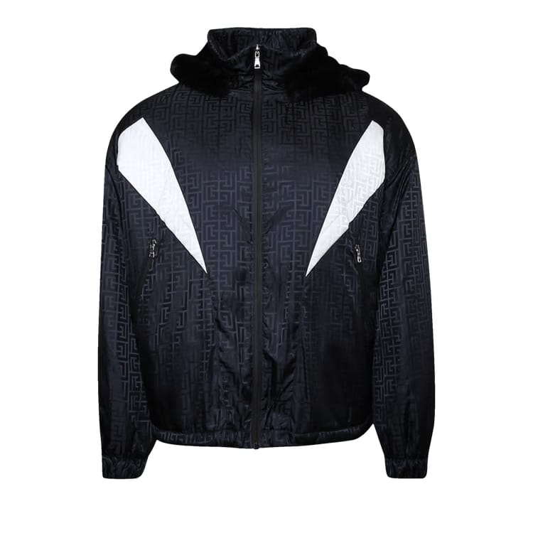 Balmain Monogram Track Jacket Noir
