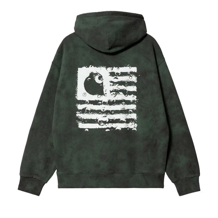 Carhartt WIP Hooded Chromo Sweatshirt Treehouse Chromo/White