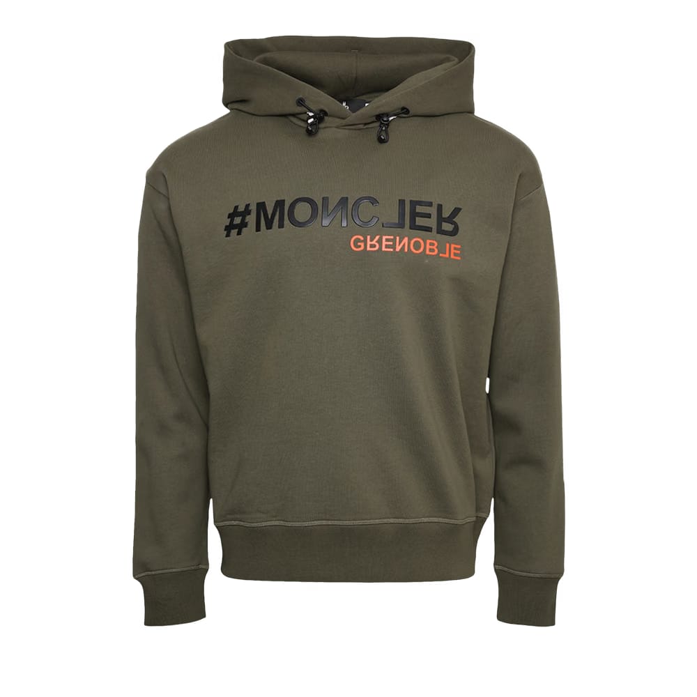 Moncler Grenoble Hoodie Sweater Dark Green