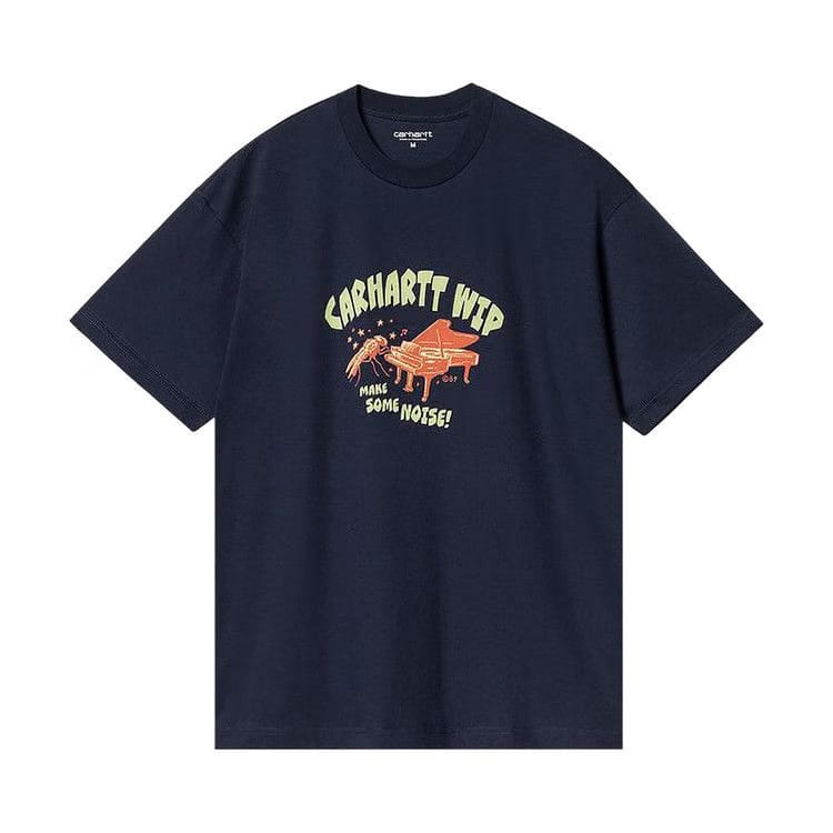 Carhartt WIP Shorts-Sleeve Noisy T-Shirt Air Force Blue