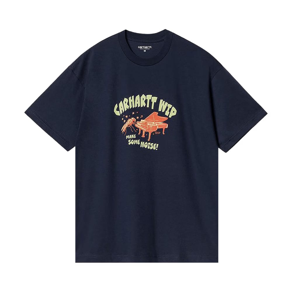 Carhartt WIP Shorts-Sleeve Noisy T-Shirt Air Force Blue