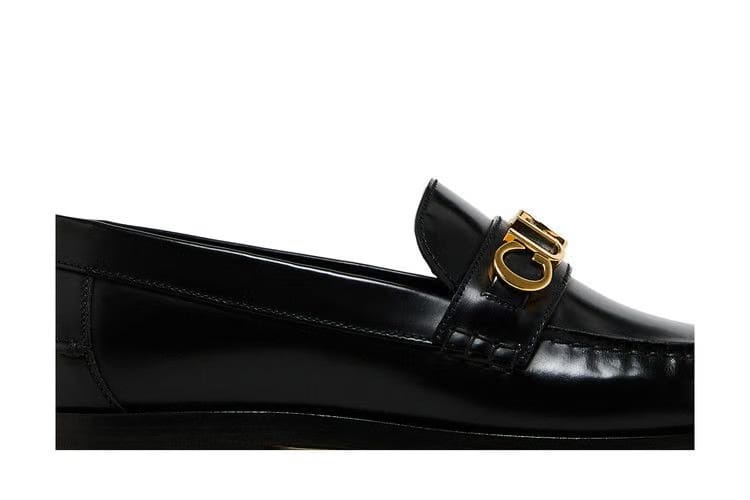 Gucci Cara Logo Snaffle Loafer Black