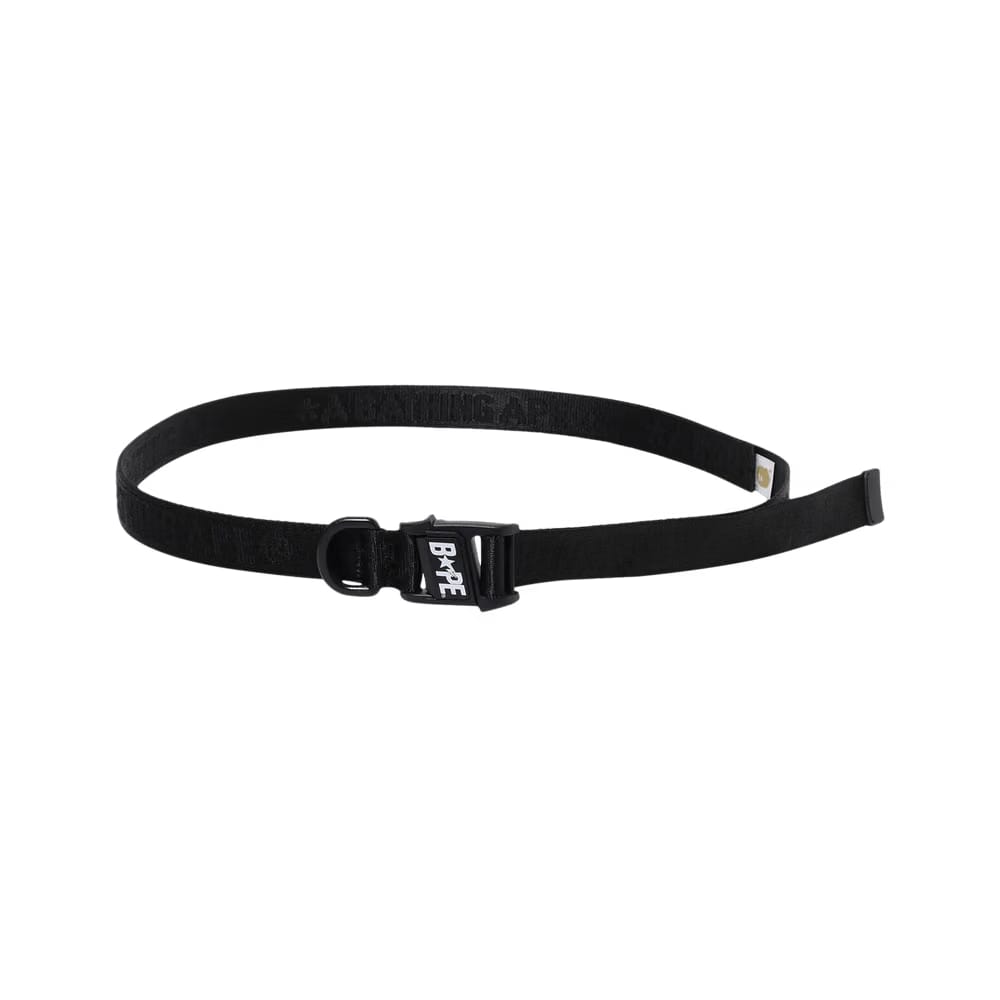BAPE Logo Tape Belt Black