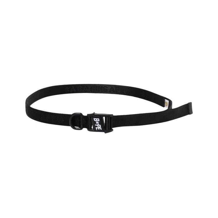 BAPE Logo Tape Belt Black