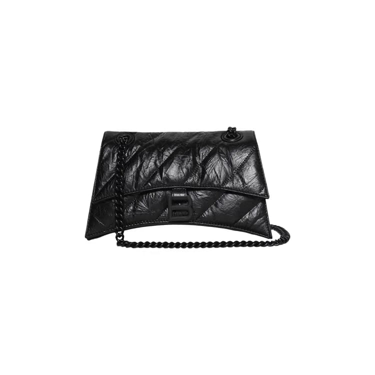 Balenciaga Crush Chain Bag Black
