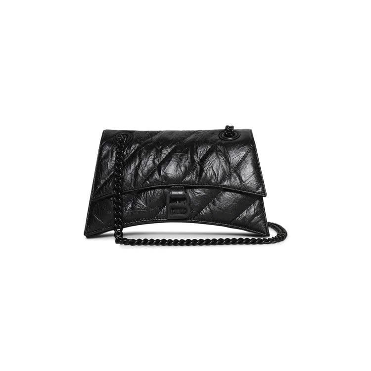 Balenciaga Crush Chain Bag Black