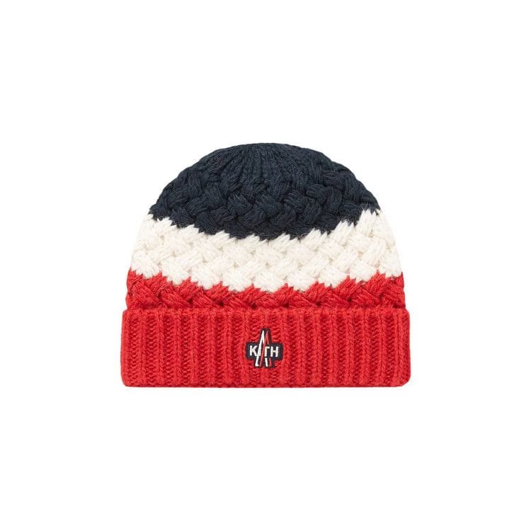 Moncler Genius x Kith Knit Beanie Navy/White/Red