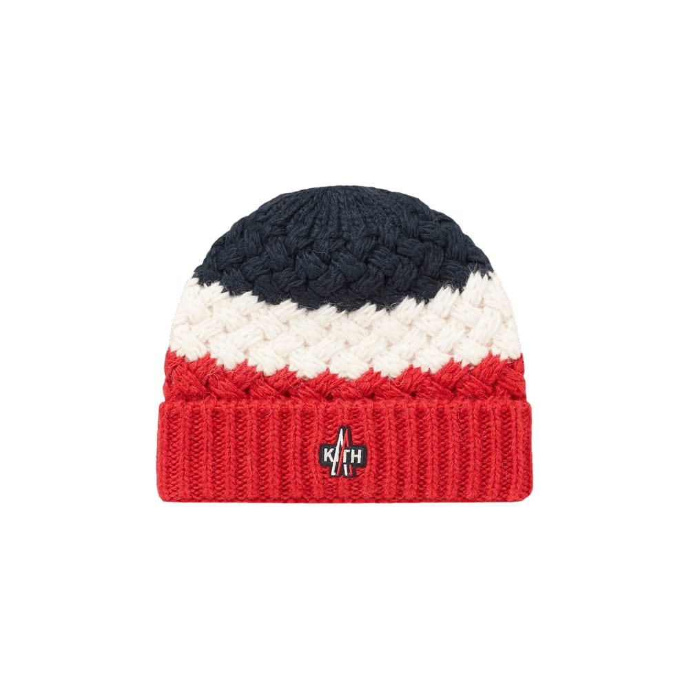 Moncler Genius x Kith Knit Beanie Navy/White/Red