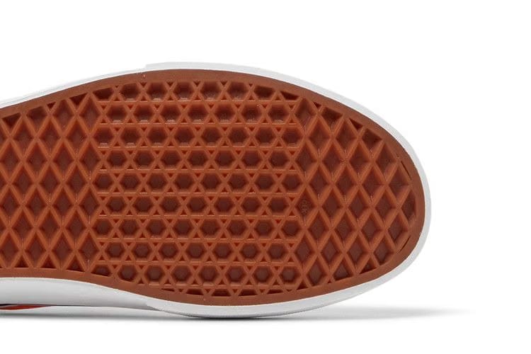 Vans Classic Slip-On Orange Tiger Checkerboard