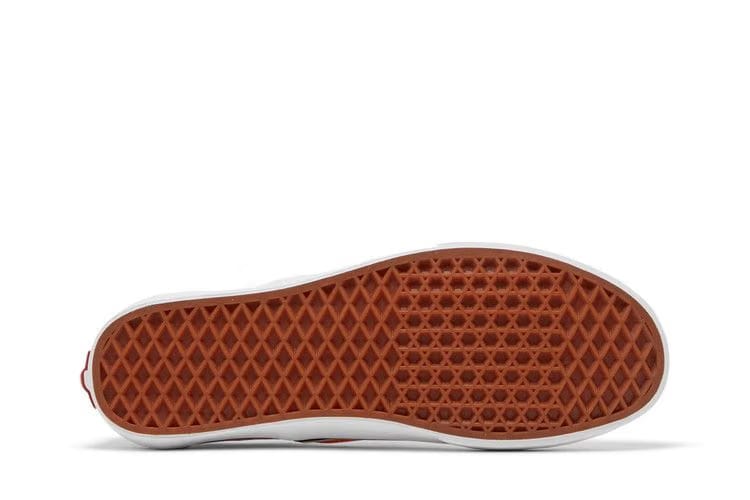 Vans Classic Slip-On Orange Tiger Checkerboard