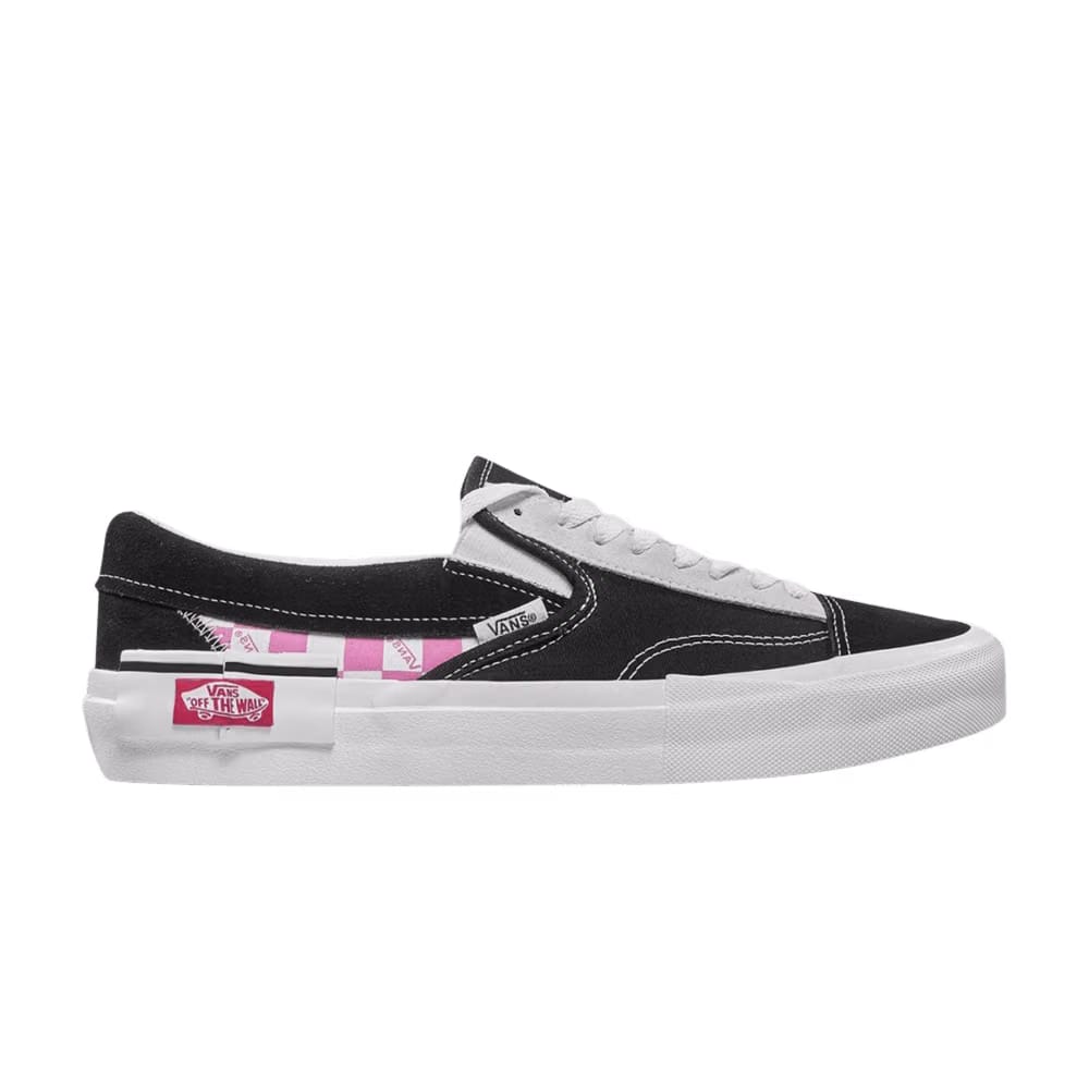 Vans Classic Slip-On CAP Checkerboard - Black Pink