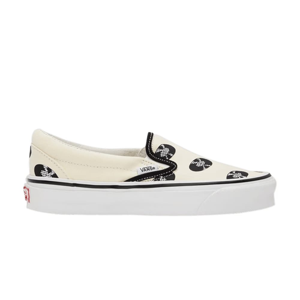 Wacko Maria x Vans OG Classic Slip-On LX White Records