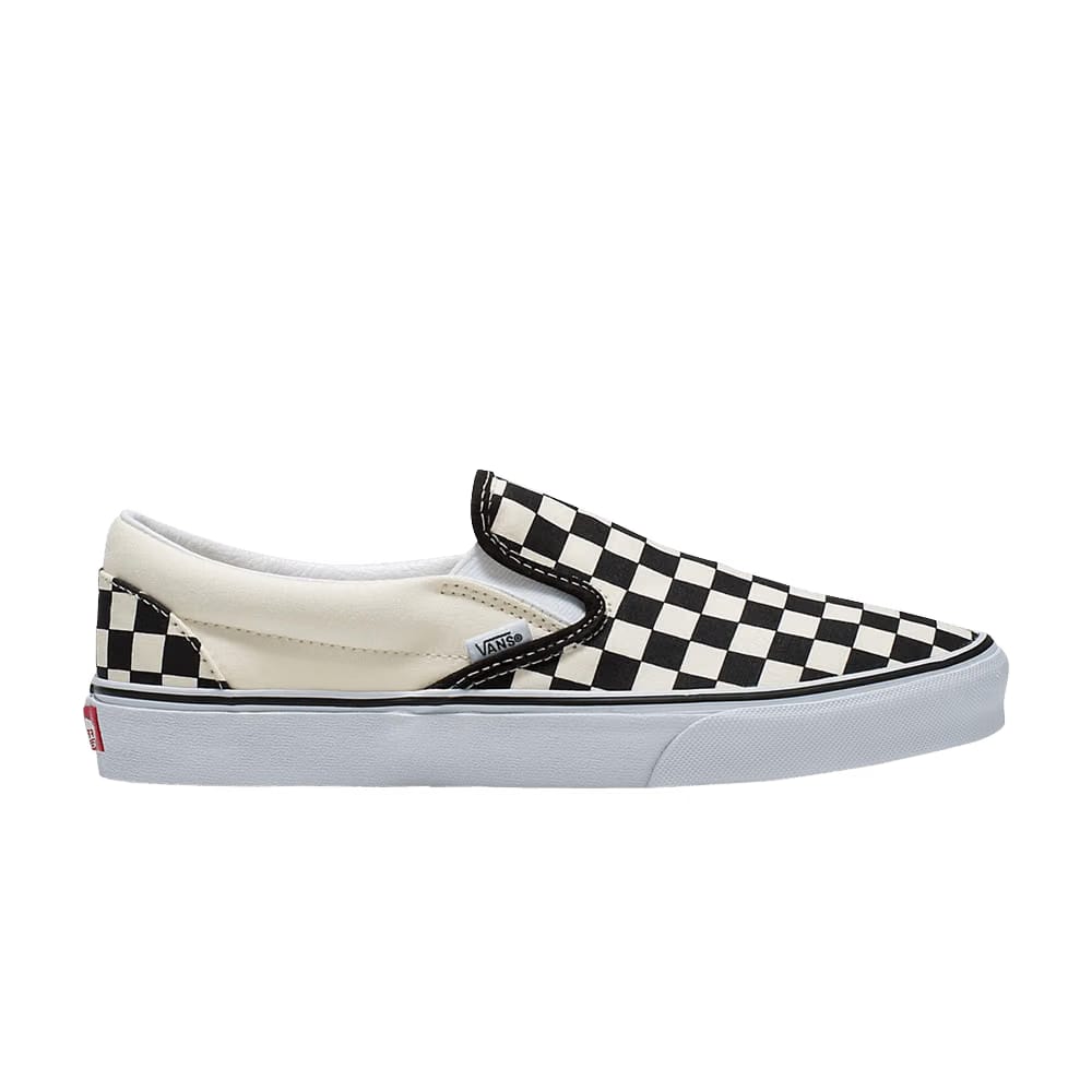 Vans Classic Slip-On Wide Checkerboard - Black White