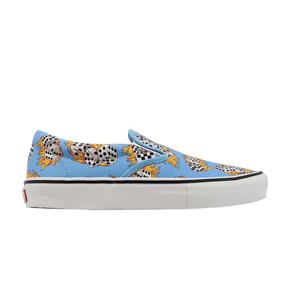 Vans Skate Slip-On Blue Flame Dice
