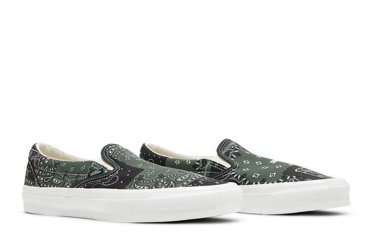 Kith x Vans Vault OG Classic Slip-On LX Bandana - Scarab