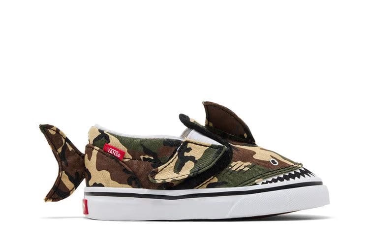 Vans Slip-On V Toddler Camo Shark