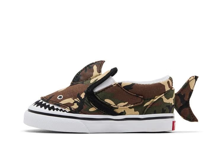 Vans Slip-On V Toddler Camo Shark