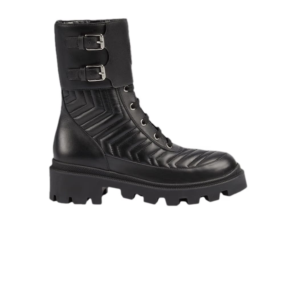 Gucci Wmns Leather Ankle Boot 'Interlocking G'