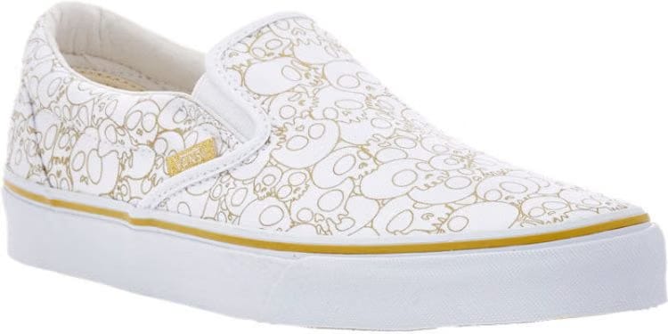 Takashi Murakami x Vans Slip-On LX Gold Skull