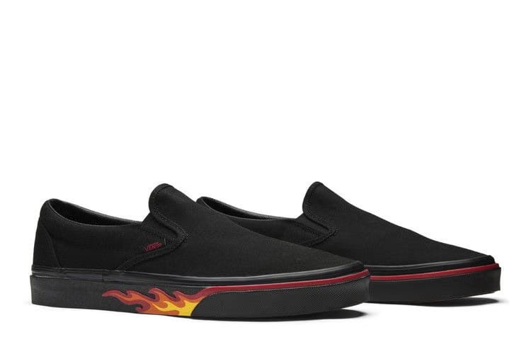 Vans Slip On Flame Wall