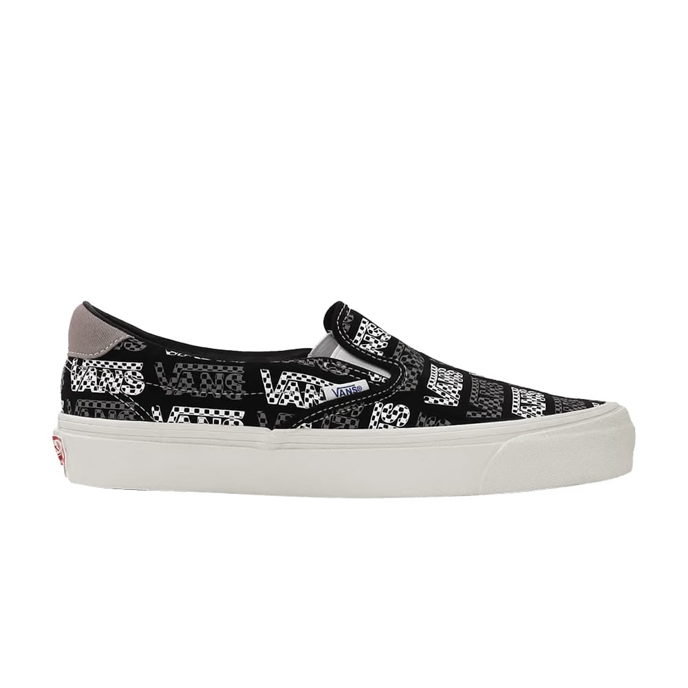 Vans Slip-On 59 LX Black Logo Checkerboard