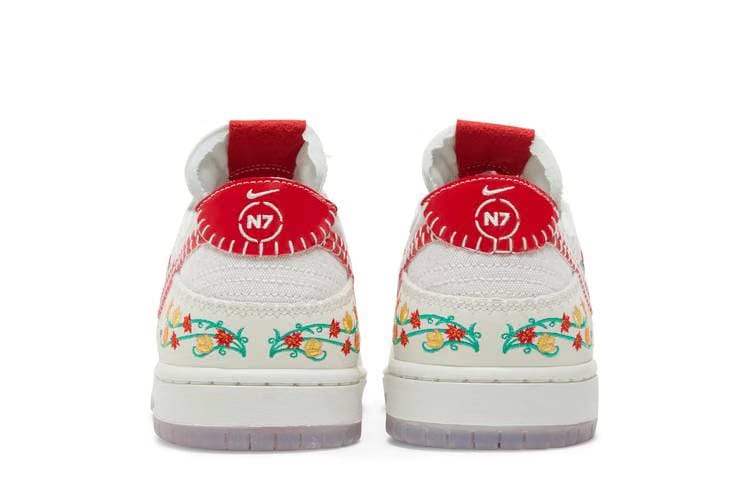 Nike Dunk Low White And University Red