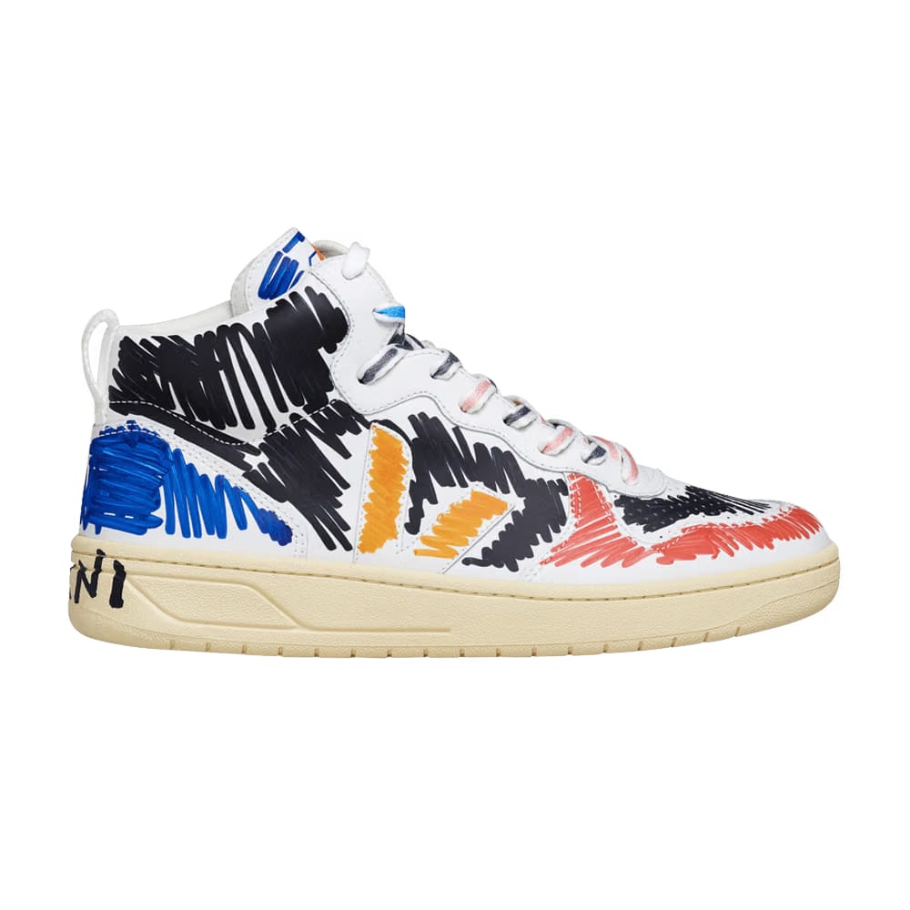 Marni x Veja V-15 High Scribble