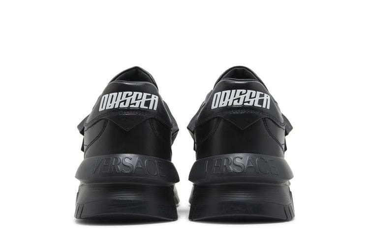 Versace Odissea Caged Rubber Medusa Sneaker Triple Black