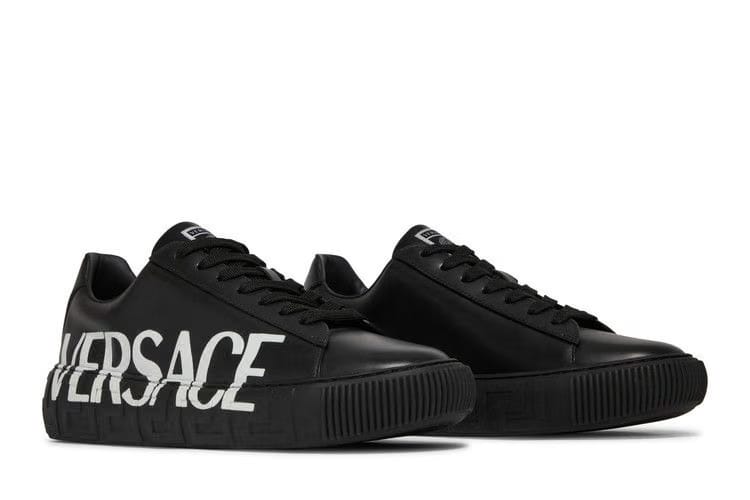 Versace Medusa Low Logo Print - Black