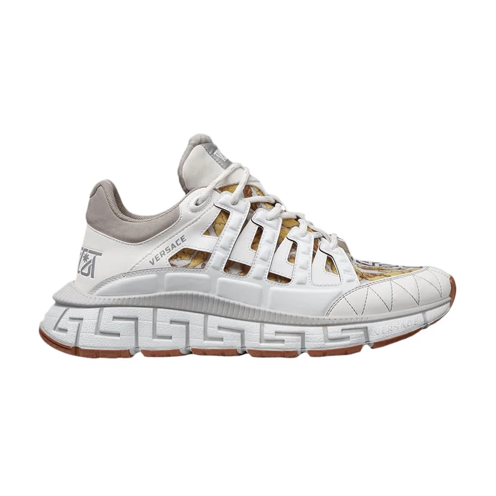 Versace Trigreca Barocco Print - White