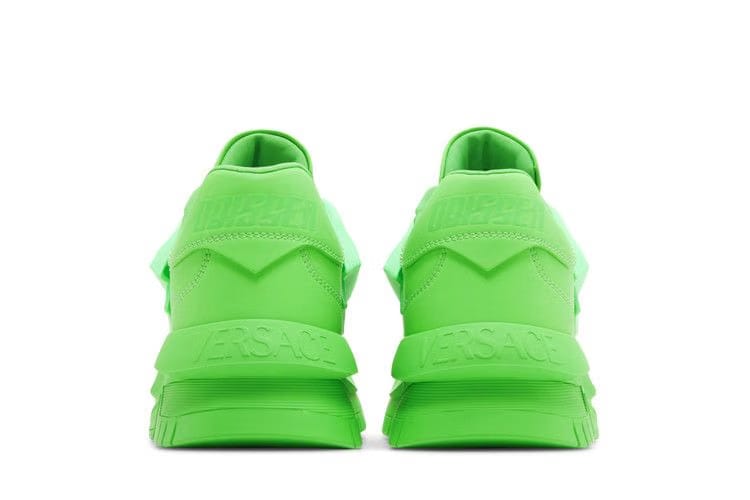 Versace Odissea Caged Rubber Medusa Sneaker Green