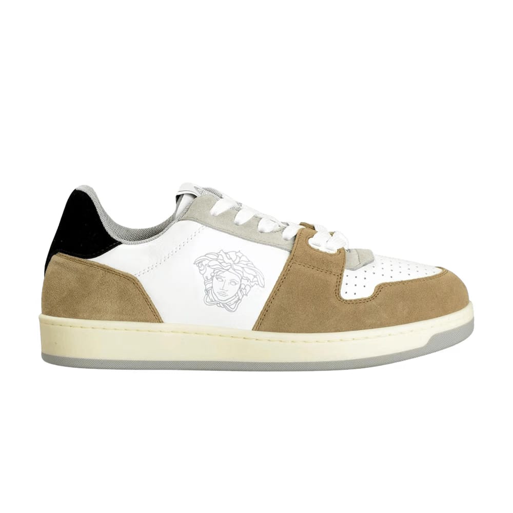 Versace Medusa Sneaker Beige White Black