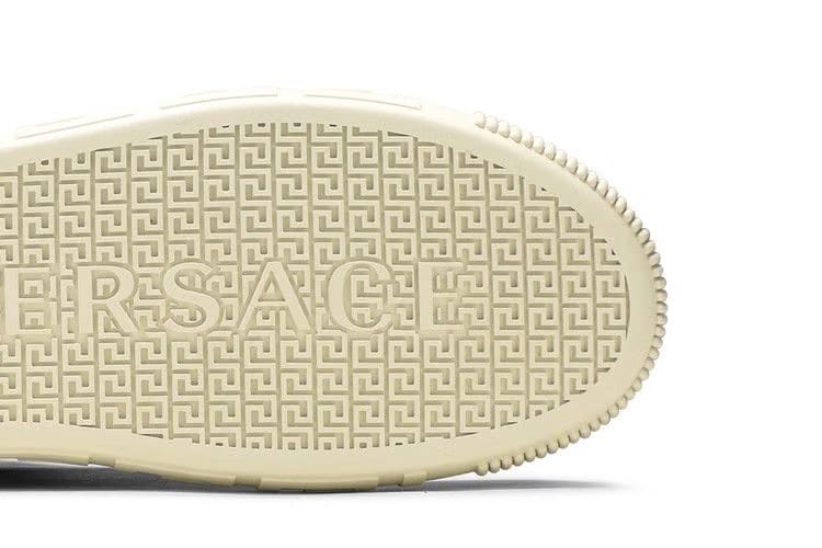 Versace Canvas High Barocco Print - Black Gold