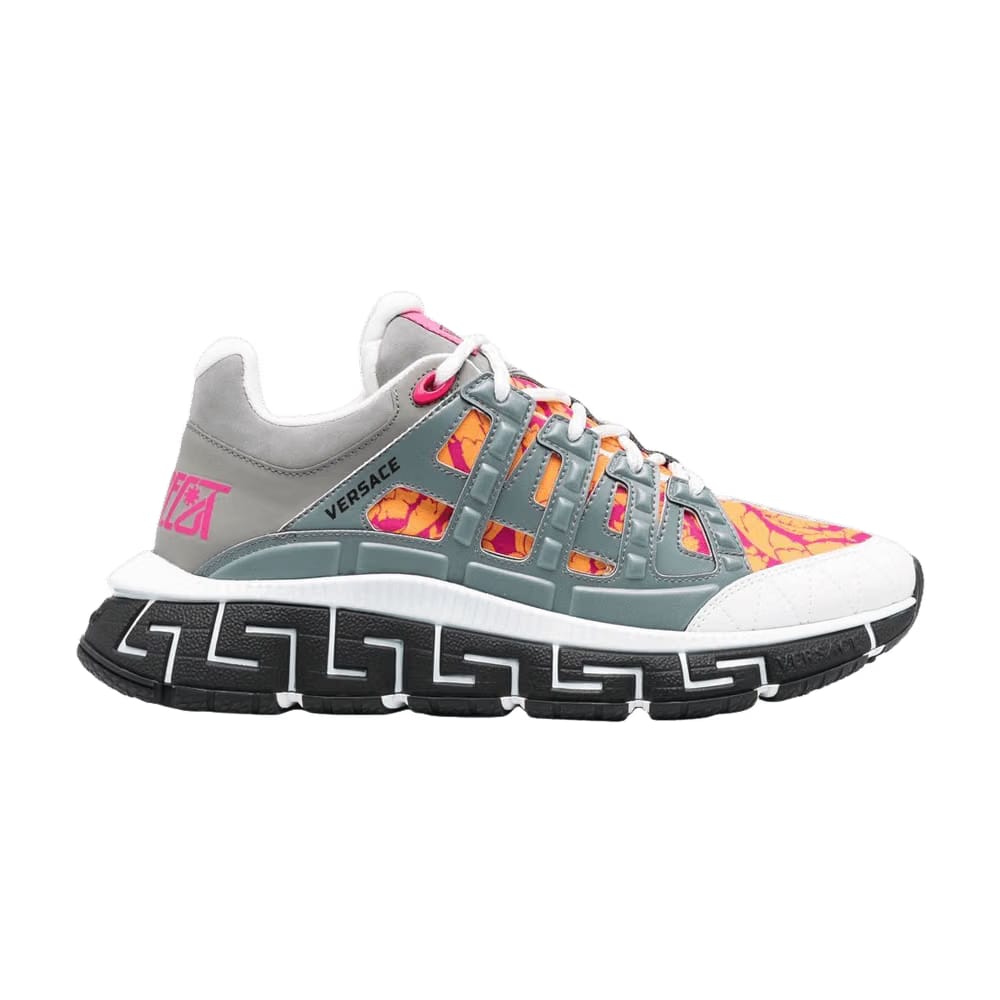 Versace Trigreca Barocco Print - Pewter Magenta