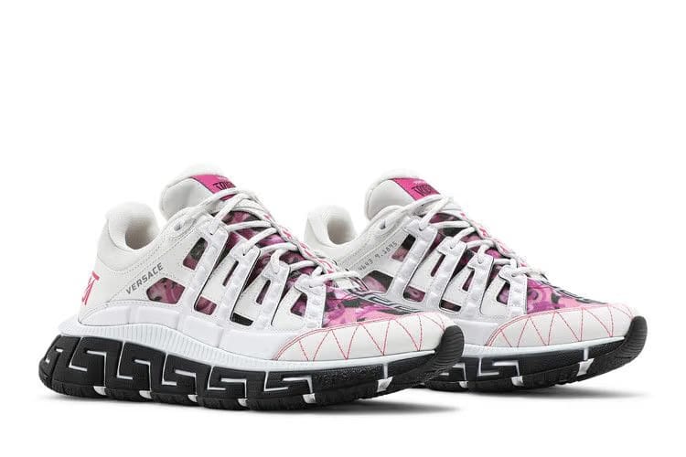 Versace Wmns Trigreca 'White Pale Pink'