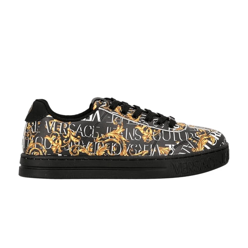 Versace Court 88 Black Baroque Print