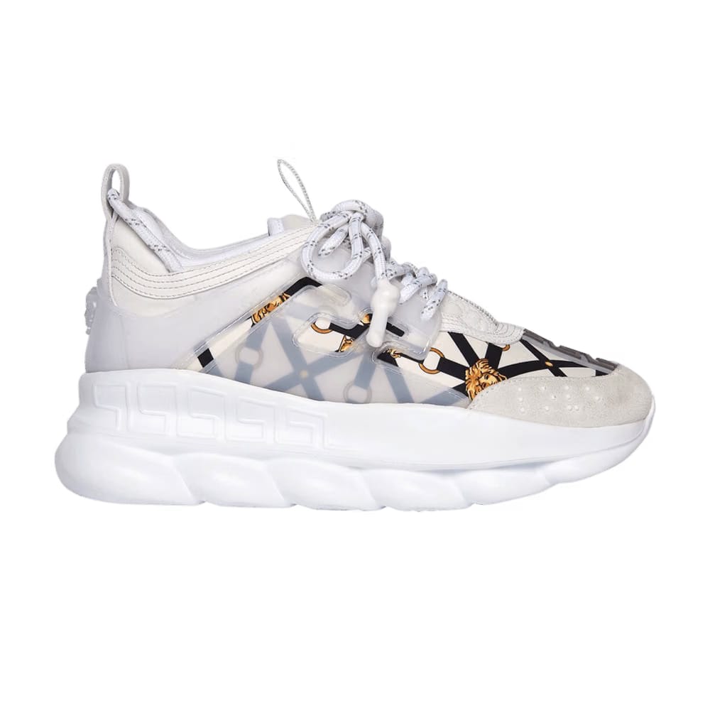 Versace Wmns Chain Reaction 'Logo White' 2019