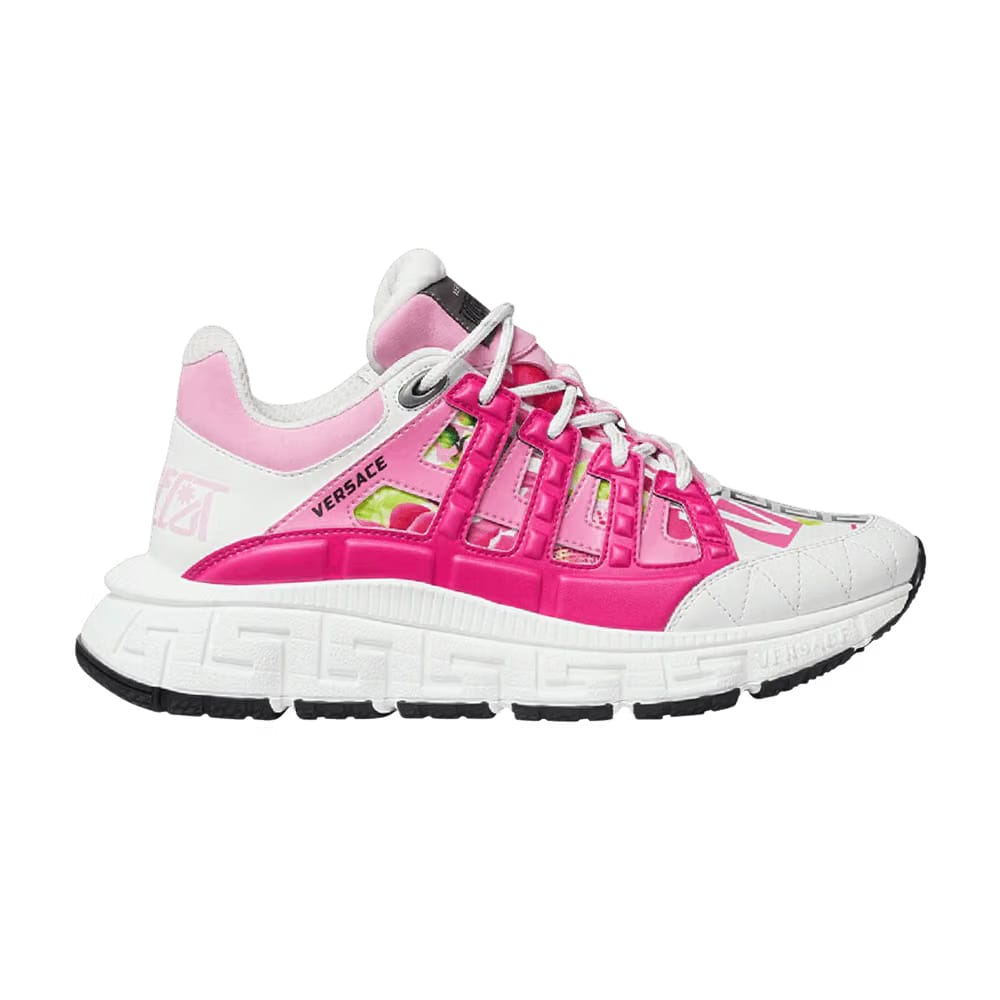 Versace Wmns Trigreca 'Logo Orchid Print'